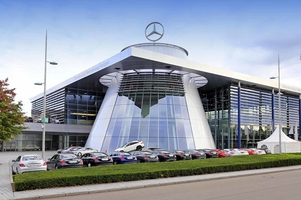 Mercedes-Benz-kantoor in Stuttgart